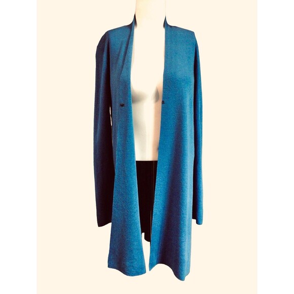 NEW WOT EILEEN FISHER Superfine Merino Wool Cardigan Sweater Sz XS - Picture 1 of 6